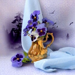 Пазл: Хрустальный сон цветов