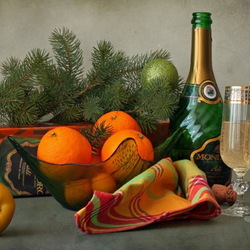Пазл: Новогодний натюрморт