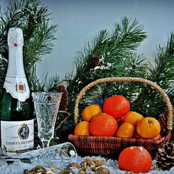 Пазл: Новогодний натюрморт