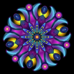 Пазл: Пурпурный цветок