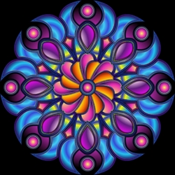 Пазл: Рубиновые лепестки