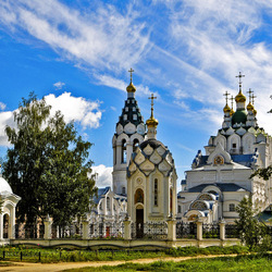 Пазл: Троицкая церковь в Йошкар-Оле.
