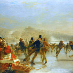 Пазл: На катке