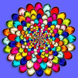 Пазл: Цветное стекло