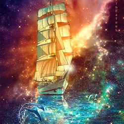 Пазл: Звездный парусник