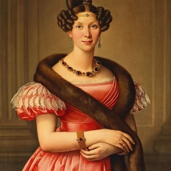 Пазл: Юная леди в красном