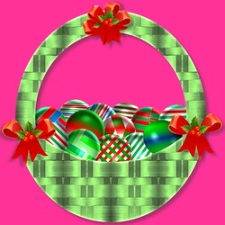 Пазл: Корзинка с подарками