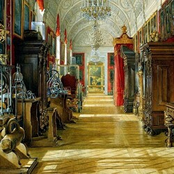 Пазл: Виды залов Эрмитажа