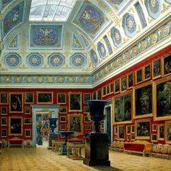 Пазл: Виды залов Эрмитажа