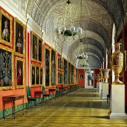 Пазл: Виды залов Эрмитажа