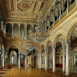 Пазл: Виды залов Эрмитажа