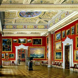 Пазл: Виды залов Эрмитажа