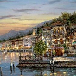 Пазл: Белладжио - Озеро Комо