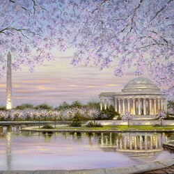 Пазл: Весеннее цветение - Вашингтон, округ Колумбия