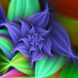 Пазл: Небесный цветок