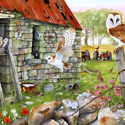 Пазл: Совушки