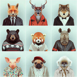 Пазл: Животный стиль