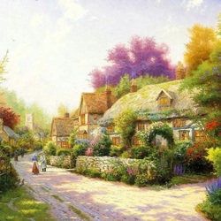Пазл: Деревенская улочка