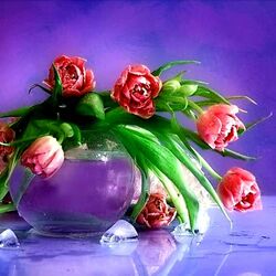 Пазл: Тюльпаны