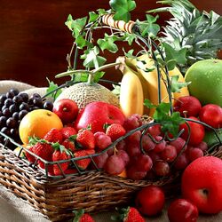 Пазл: Фруктовая корзина