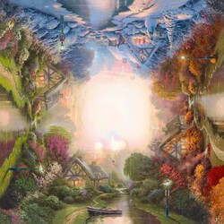 Пазл: Тихий вечер. Времена года