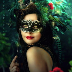 Пазл: Леди-кошка