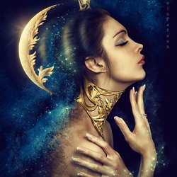 Пазл: Леди-луна