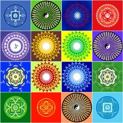 Пазл: Мандалы