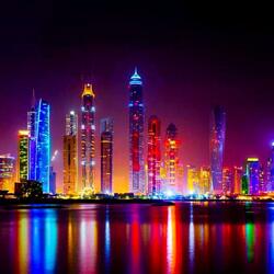 Пазл: Дубаи ночью