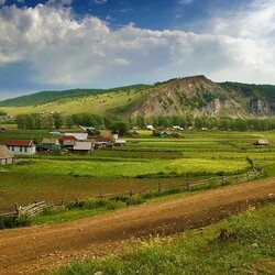 Пазл: Уральская деревенька