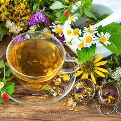 Пазл: Цветочный чай