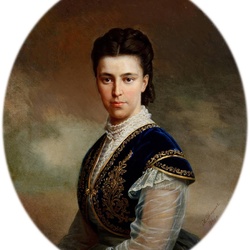 Пазл: Портрет императицы  Марии Федоровны 