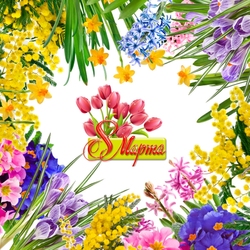 Пазл: 8 марта