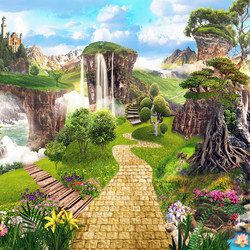 Пазл: Водопады