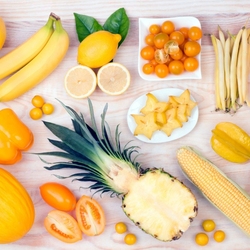 Пазл: Радуга вкуса, желтое