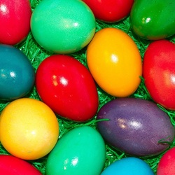 Пазл: Крашенные яйца