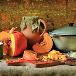 Пазл: Каша с тыквой