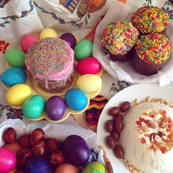 Пазл: Пасхальный стол