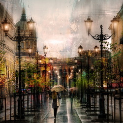 Пазл: Дождь в Петербурге