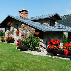 Пазл: Домик в горах