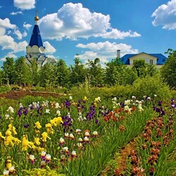 Пазл: Монастырский сад