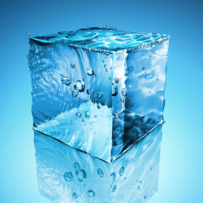 Вода куб в омске. Водяной куб. Куб для воды. Водные кубики. Элемент декора из воды.