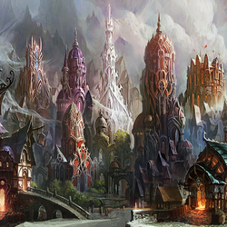 Пазл: Фантастический город