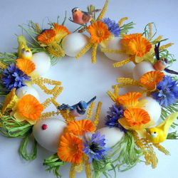 Пазл: Пасхальный венок