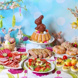 Пазл: Пасхальный стол