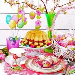 Пазл: Пасхальный стол