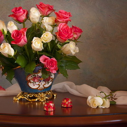 Пазл: Букет роз