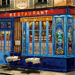 Пазл: Парижский ресторанчик 