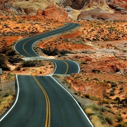 Пазл: Трасса змейкой