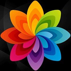 Пазл: Цветные лепестки